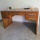 Ancien bureau Art Déco Noyer vintage