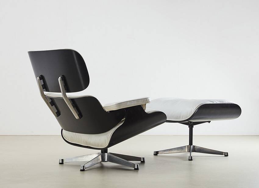 Charles & Ray Eames Lounge Chair + Ottoman by ICF for Herman Miller 60s/70s