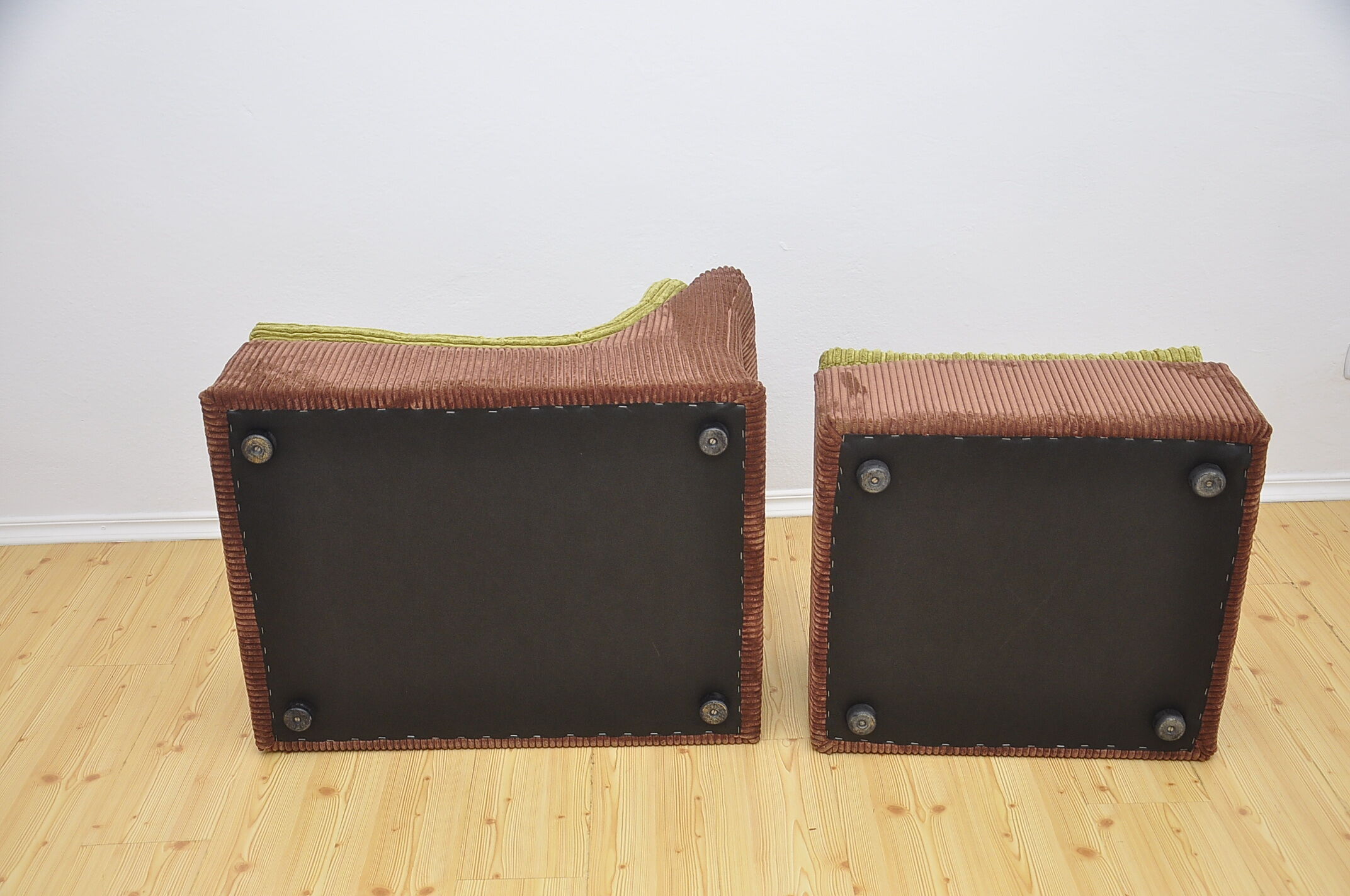 Corduroy modular sofa from DUX, 1970s