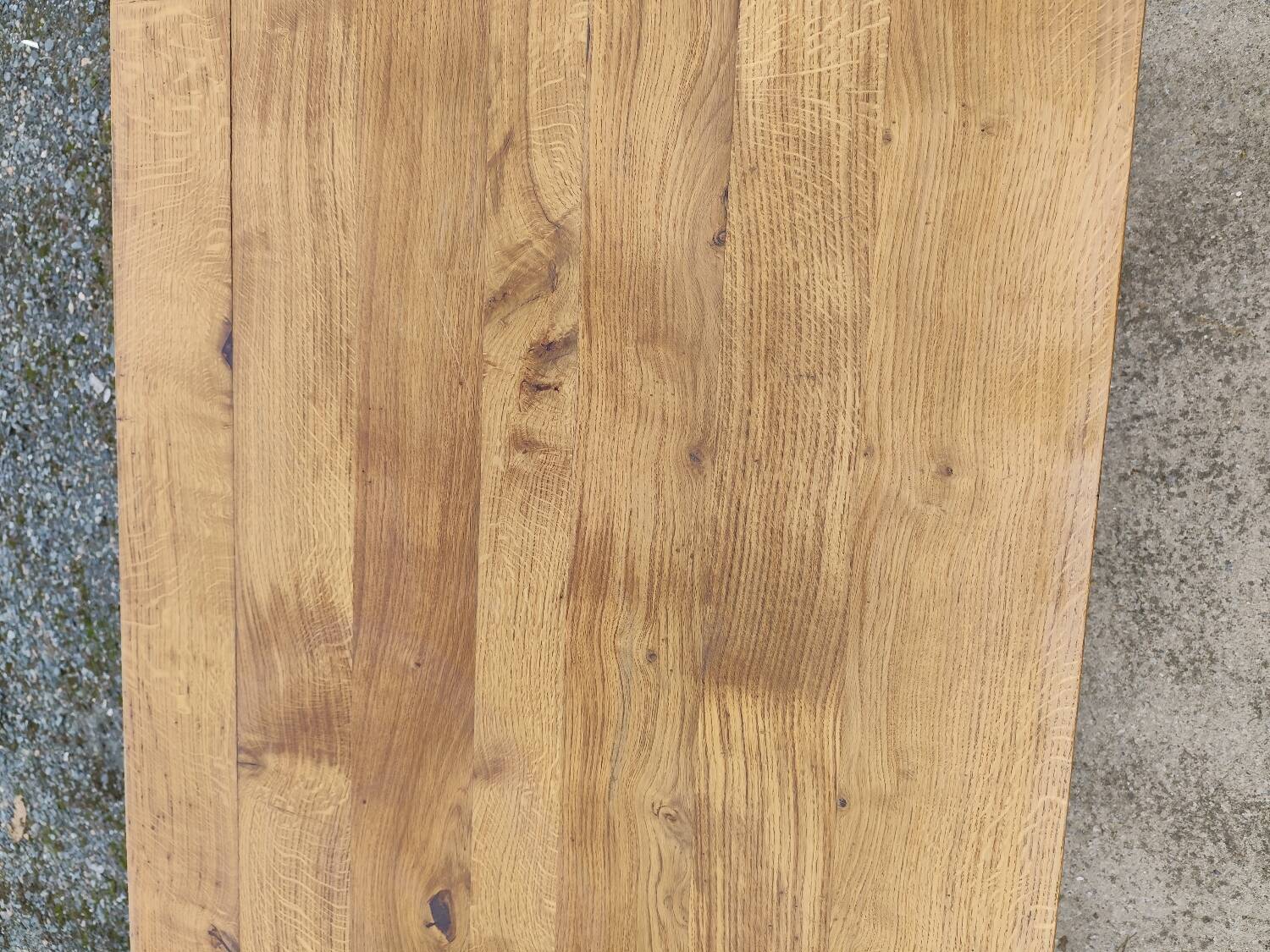 Duo XXL farmhouse table 320 cm oak spindle legs