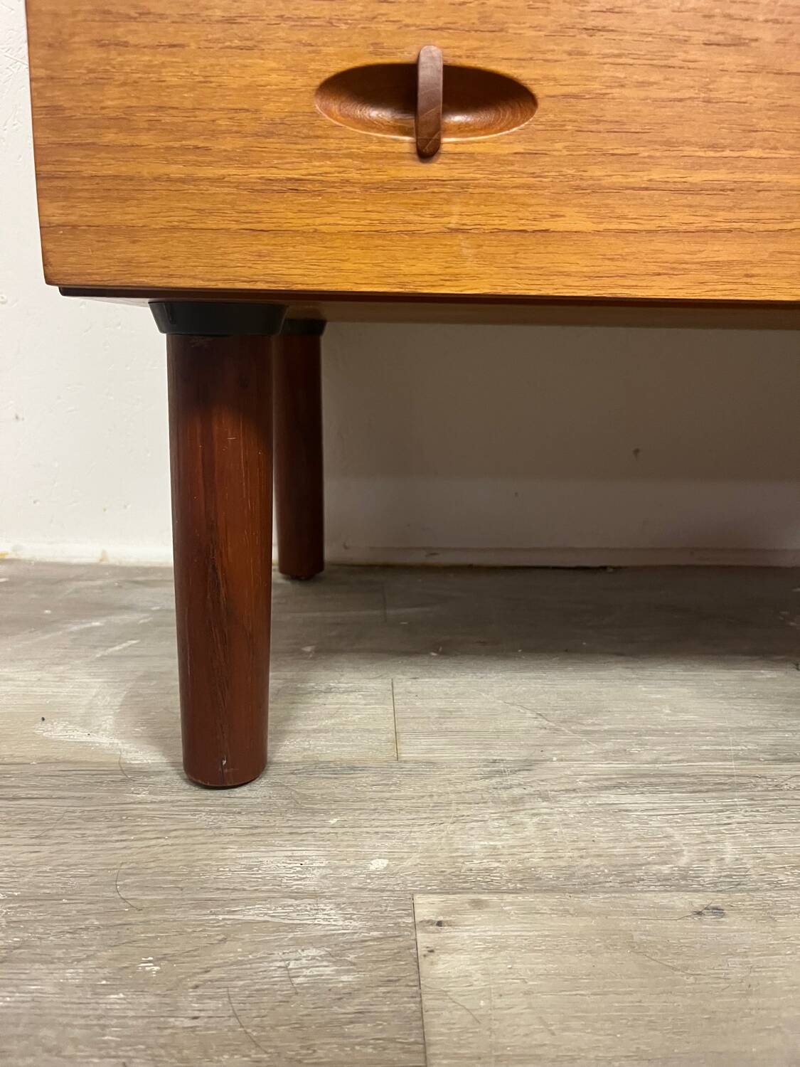Scandinavian teak chest of drawers from the 1970s.