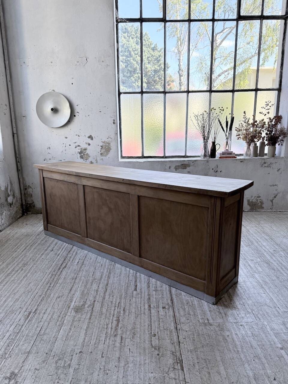 Walnut trade counter 2m5