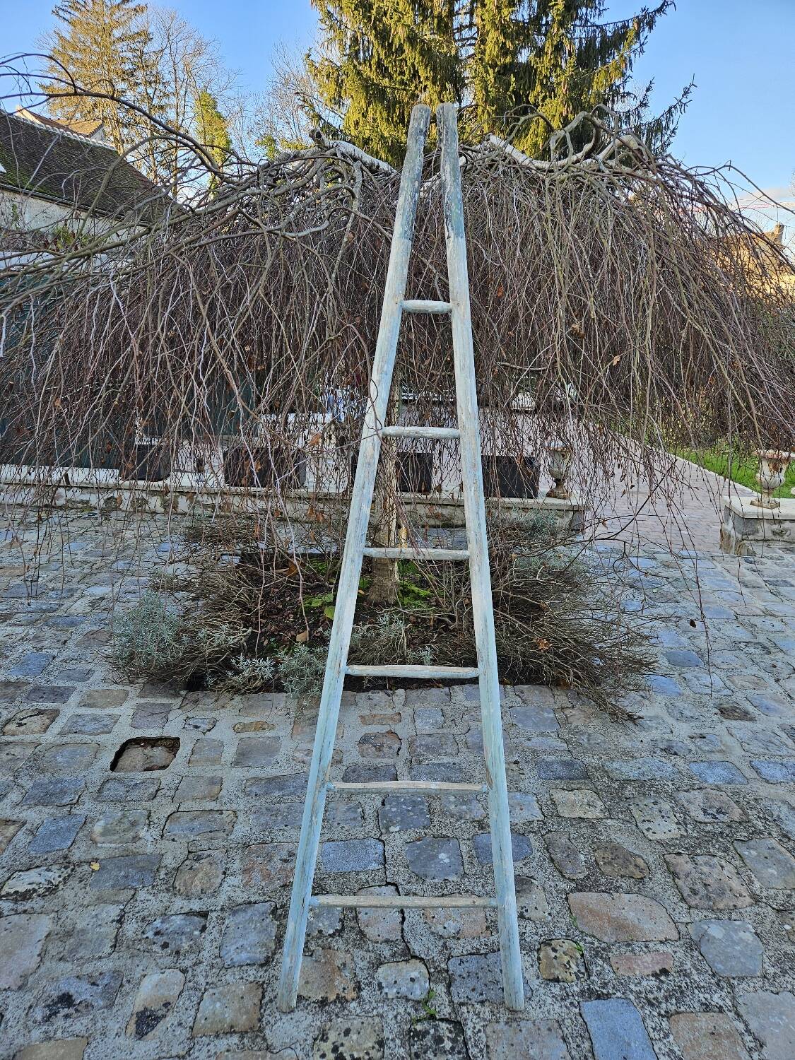 Wooden picking ladder