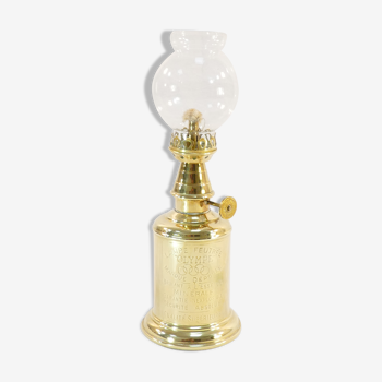 Ancienne lampe olympe en laiton