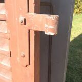 Pair of old wooden shutters