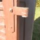 Pair of old wooden shutters