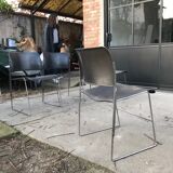 Lot de 4 chaises industrielles
