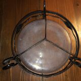 art deco centerpiece in glass paste old fruit bowl period 1930-1940
