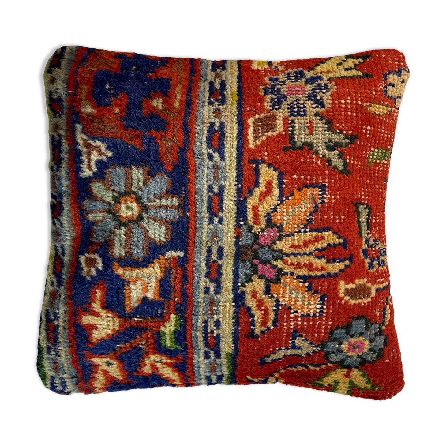 Vintage turkish rug cushion cover 45 x 45 cm