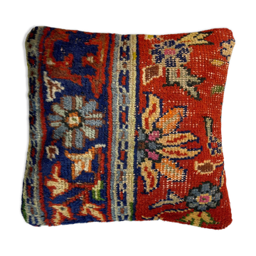 Vintage turkish rug cushion cover 45 x 45 cm