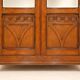 Two-door wardrobe – Art Nouveau – Solid oak – Bevelled mirrors