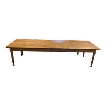 3-metre pine dining table