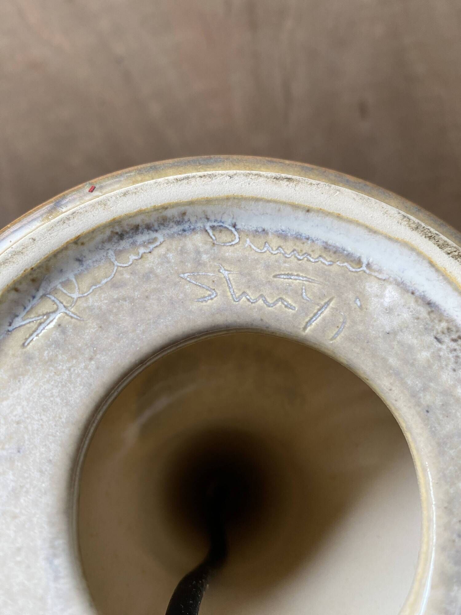 Ceramic lamp Soholm designed by Einar Johansen