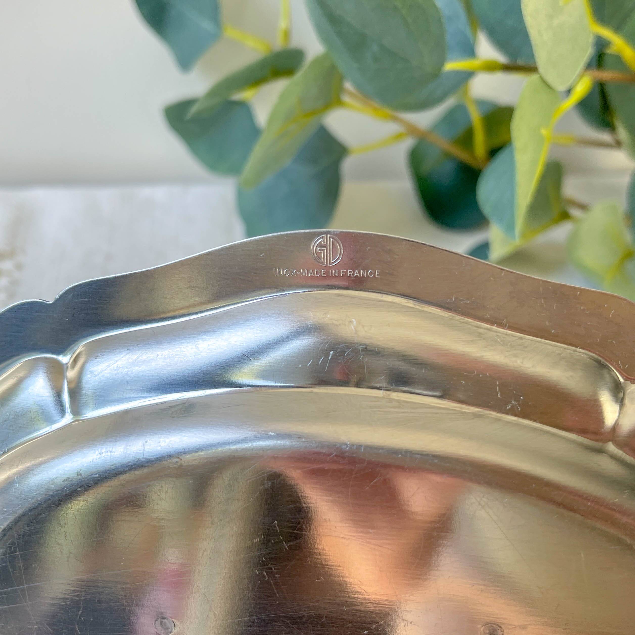 Vintage Stainless Steel Sauceboat Guy Degrenne 70s