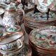 Large soup plate, bowl, salad bowl and ladle in Macao porcelain (19
