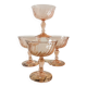 Rosaline champagne glasses