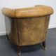 Vintage club chair in cognac-coloured leather Netherlands
