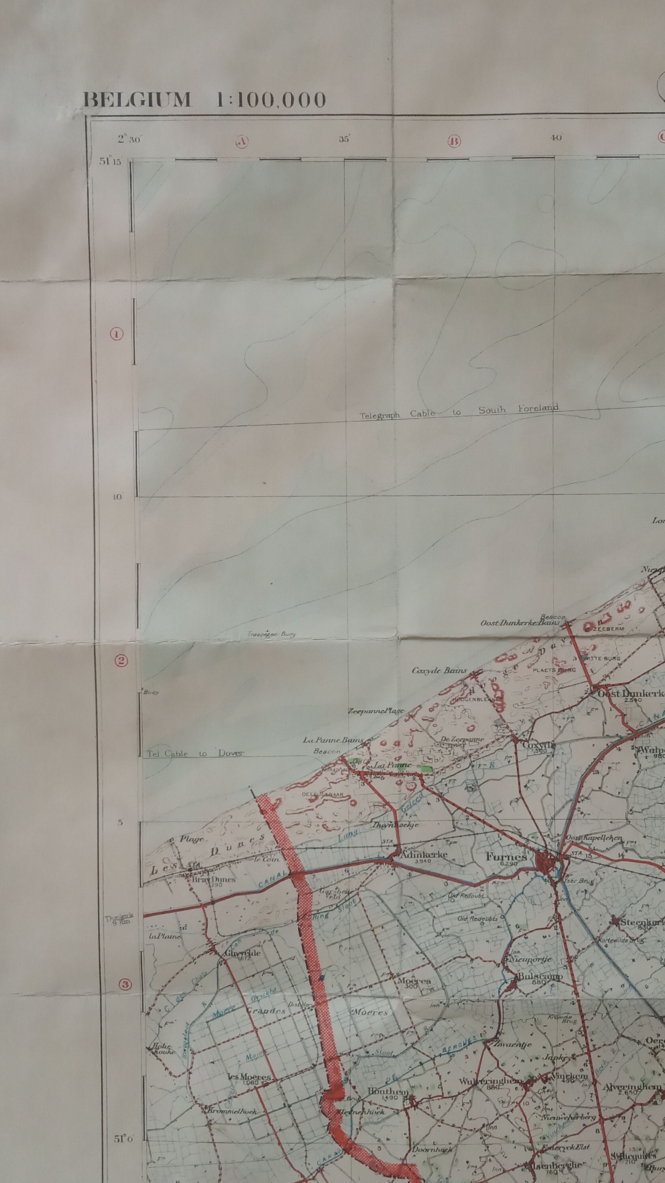 Ostend 1911's eye-watering map