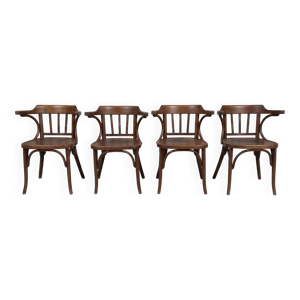 4 fauteuils Baumann en