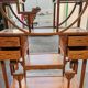 Collectible decorative Chinese library in exotic wood.