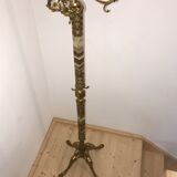 Bronze and onyx coat rack
