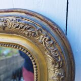 Mirror style Louis Philippe vintage gilded wood