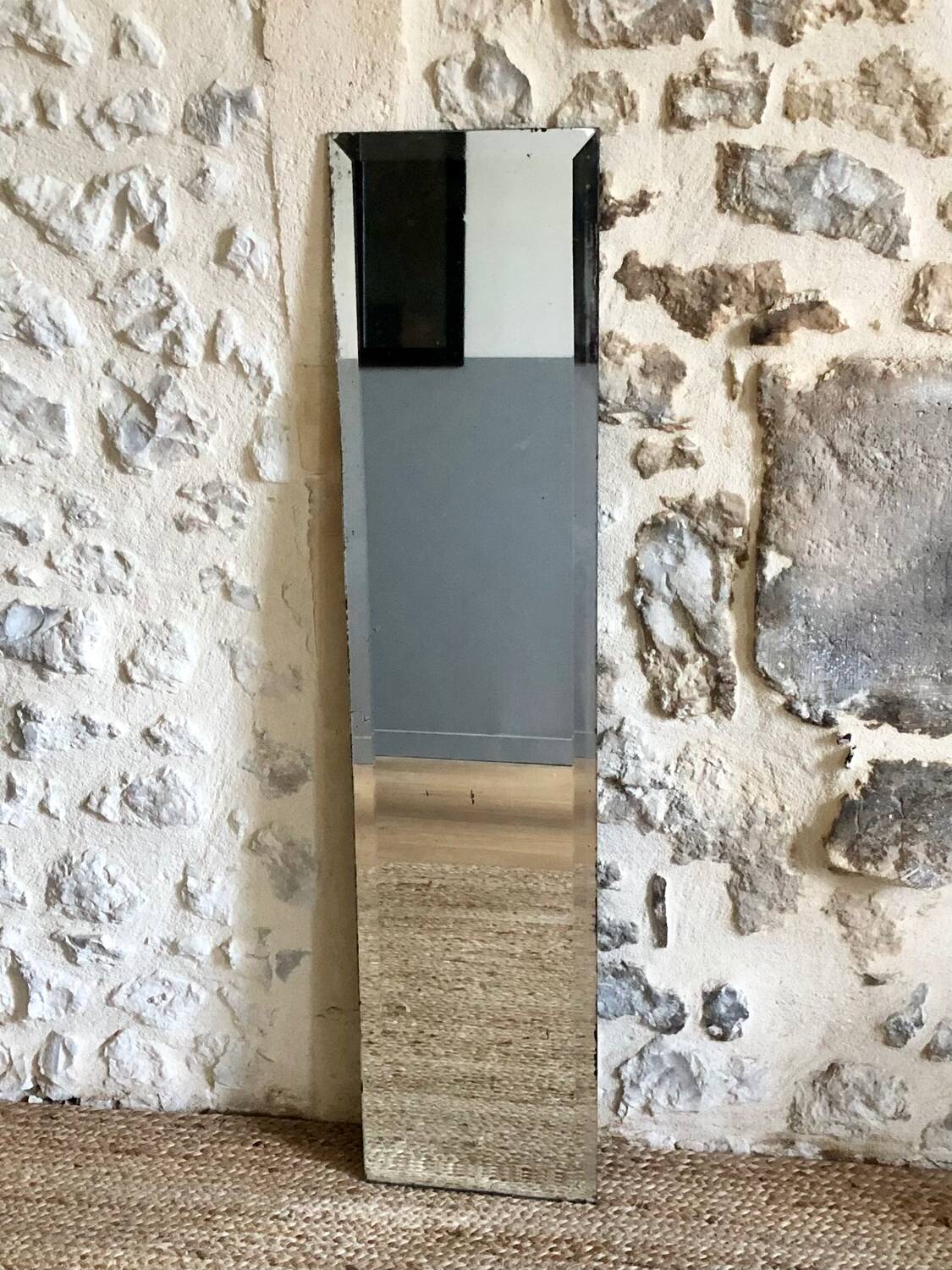 Antique bevelled mirror