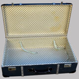 Vintage blue suitcase