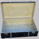 Vintage blue suitcase