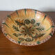 Quimper earthenware salad bowl