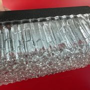 Ceiling lamp in glass holophane industrial loft 50s 60 vintage 1950