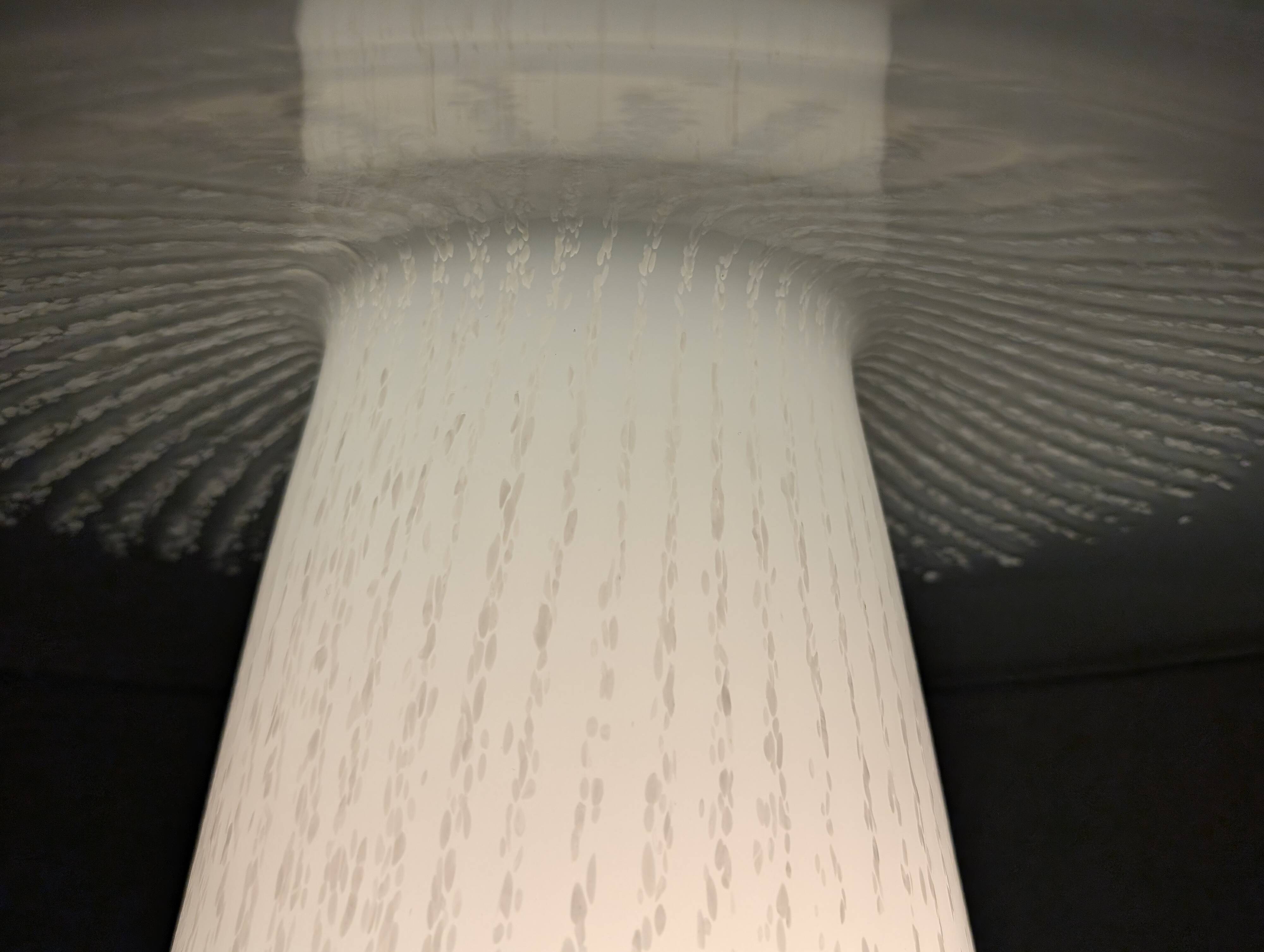 Murano Glass Mushroom Lamp with Jellyfish Effect, 1980s