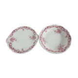 Set of 2 dishes in Villeroy earthenware and Boch Valeria series