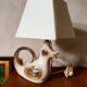 Ceramic bird lamp W-Germany