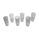 Lot 6 glasses 1960