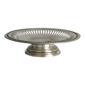 Patinated metal stand