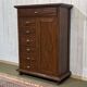 Indian teak chest of drawers from the 1970s