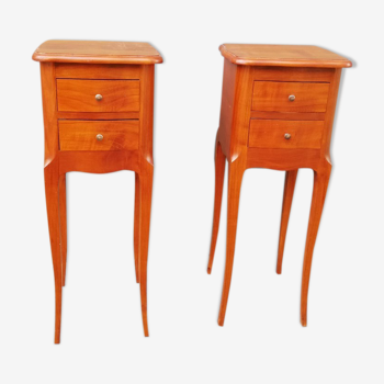 Pair of Louis XV style bedside tables