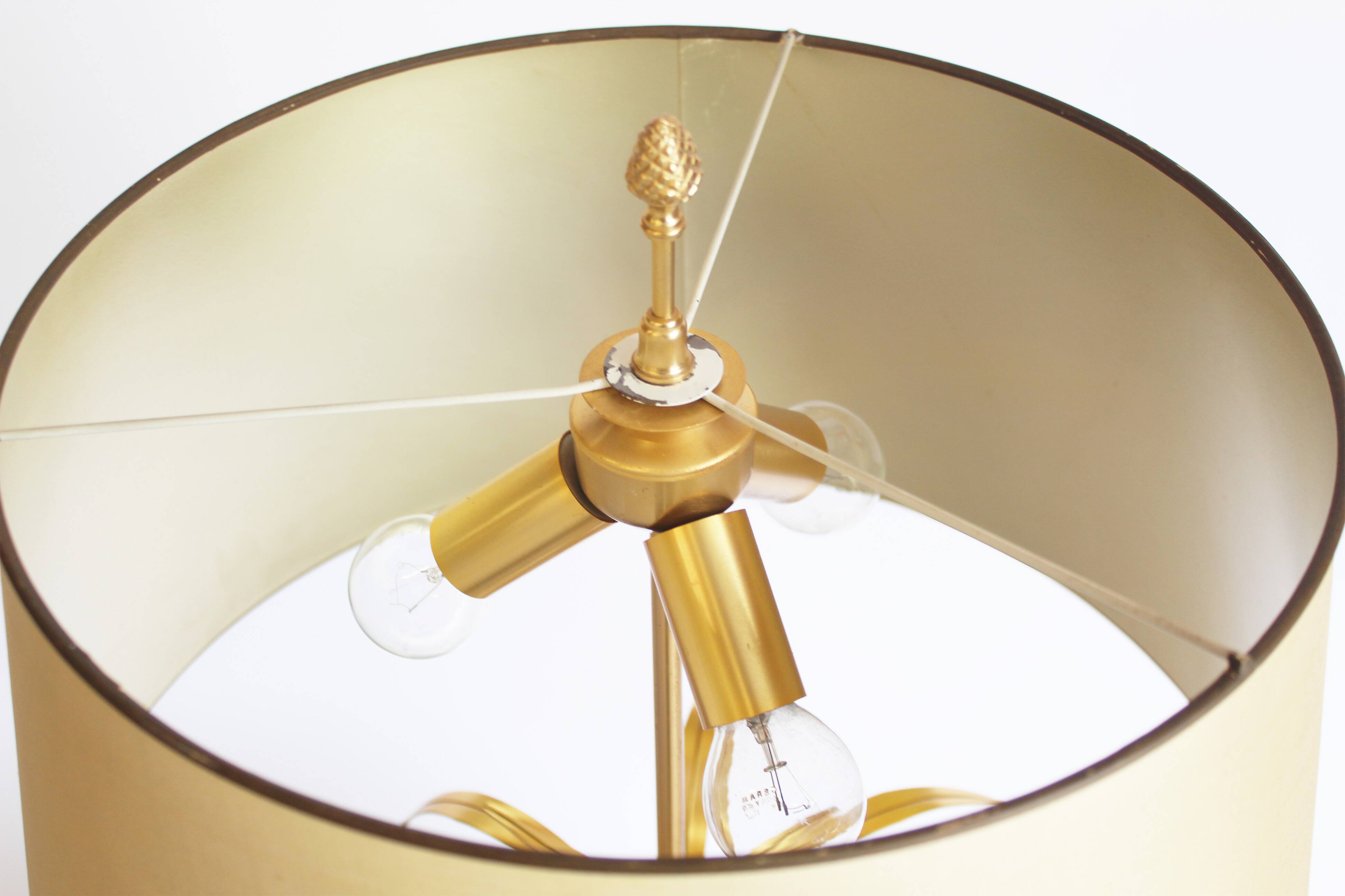 Large 'Palm' Table Lamp by Boulanger, Belgium 1970's
