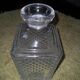 Carafe a whisky en verre avec son bouchon d'origine