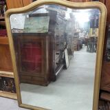 19th century gendarme's hat gilded mirror