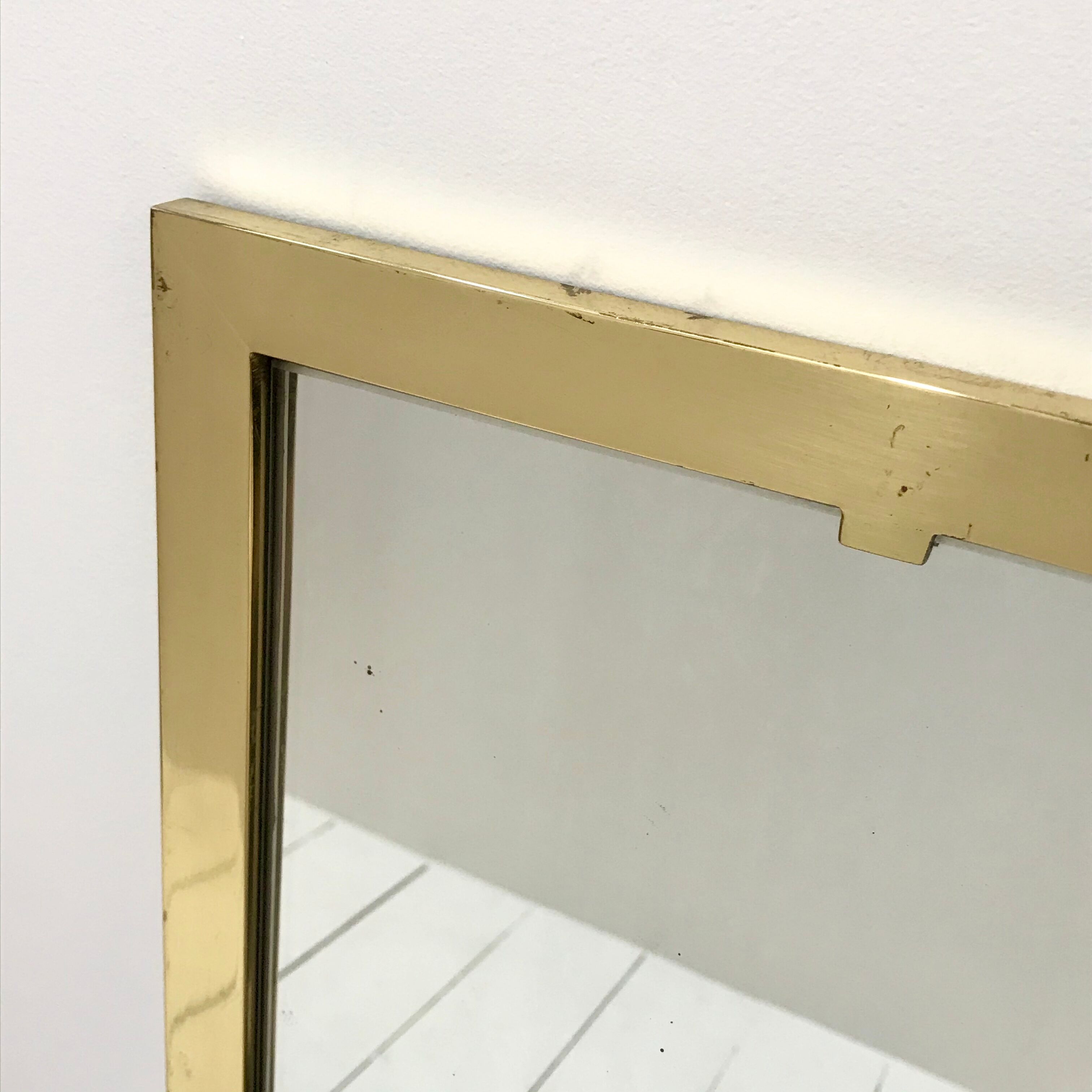 Brass mirror 70X45CM
