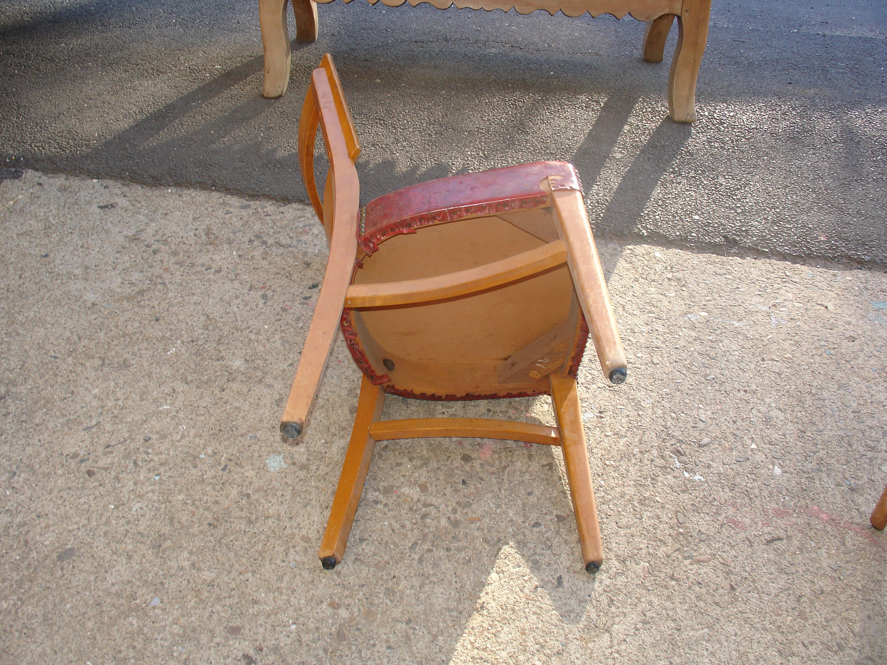 Paire de chaises américaines de la marque "phoenix chair co sheboygan wisconsin 1948 " Selency