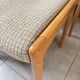 Set of 4 Scandinavian Baumann chairs in solid elm – 1970s