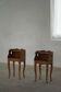Modern Danish, An Elegant Pair of Walnut Bedside Tables, 1940s