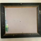 Tableau huile sur panneau paysage