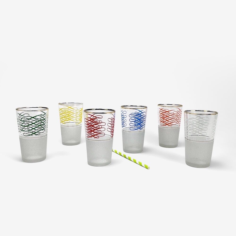 Silkscreened lemonade glasses and granites 50