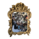 Louis XV period mirror in gilded wood and stucco, 18th century