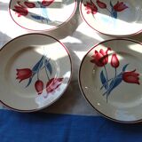 6 Terre de Fer flat plates