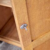 Parisian administrative cabinet from the 1950s. Blond oak.